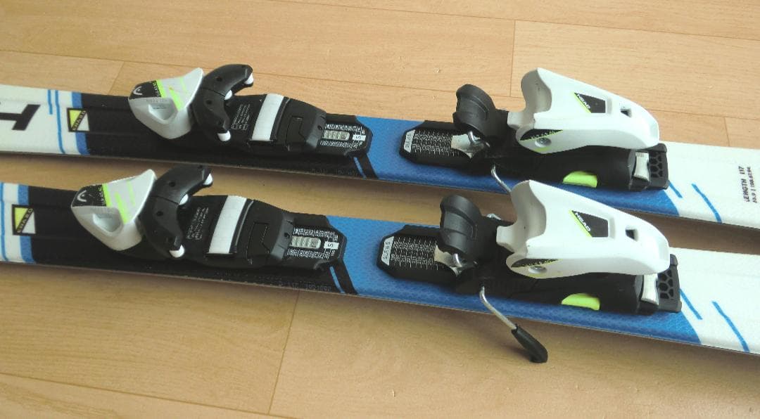 ■■送料無料■HEAD■子供用スキーフルセット■板117靴22■WAX済■■