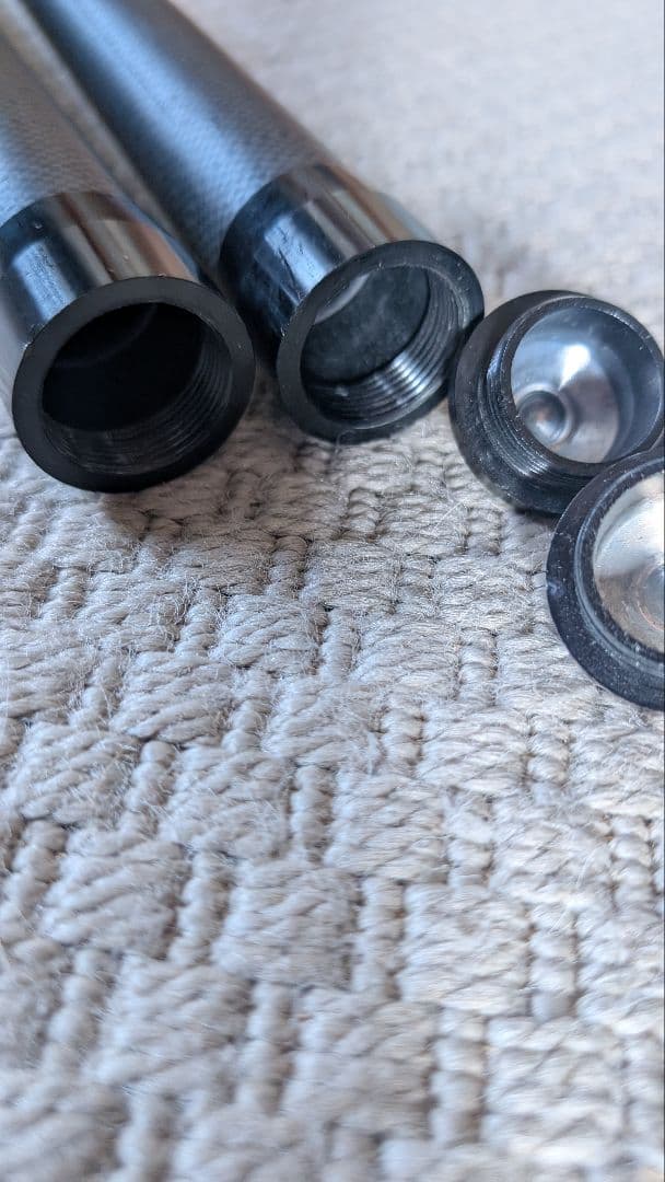 カーボン タープポール 4本セット 無段階調節 伸縮