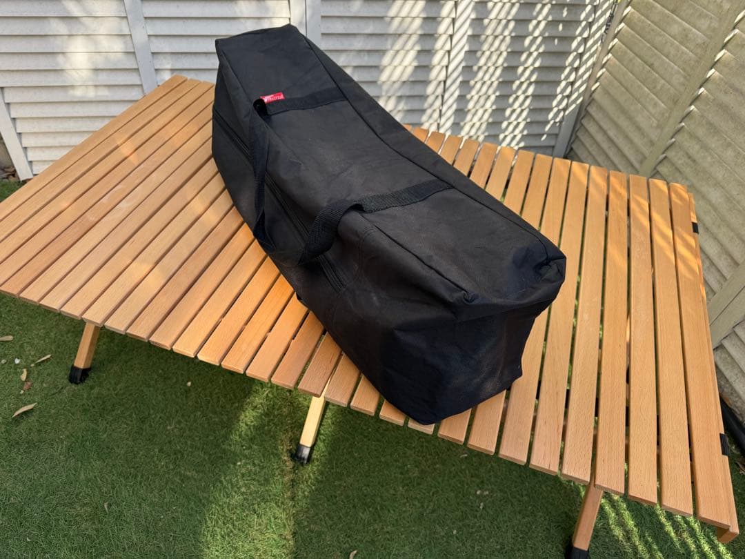 ウッドロールテーブル アウトドアテーブル 木製