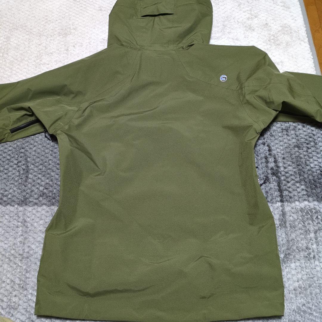 SAMAS 防水フード付きジャケット オリーブ