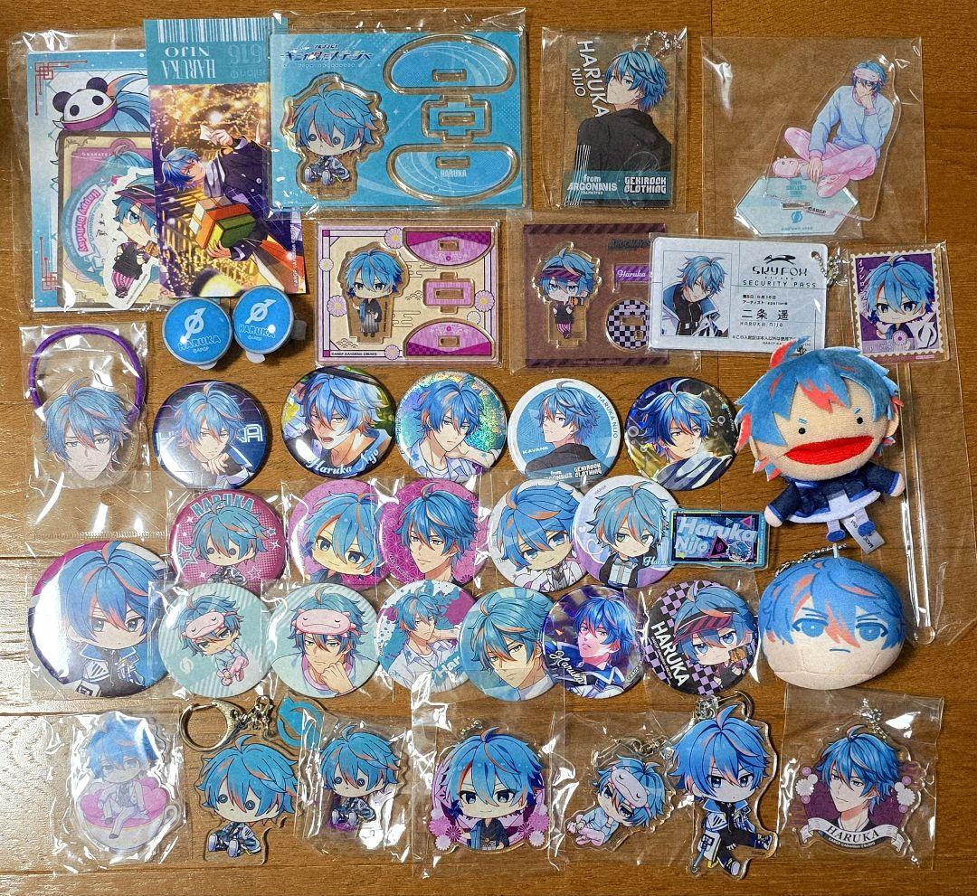 アルゴナビス 二条遥 まとめ売り ぱぺごなびす おまんじゅう 缶バッジ他