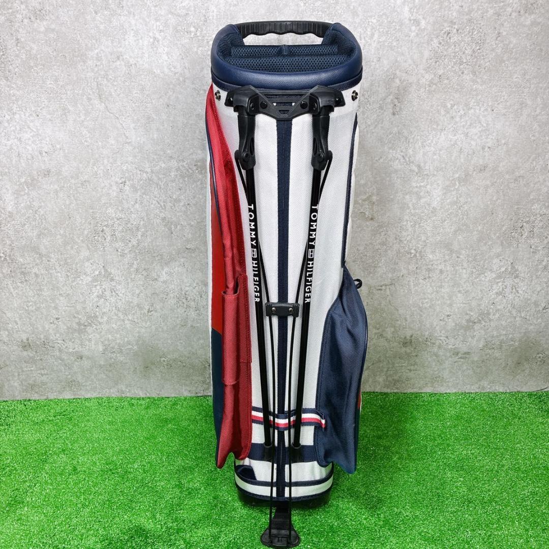 【極美品】トミーヒルフィガートリコロール スタンド キャディバッグ ゴルフ