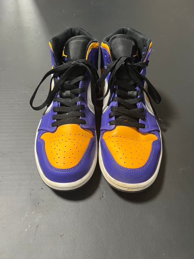 シューズ(男性用) NIKE AIR JORDAN 1 MID LAKERS 26.5cm