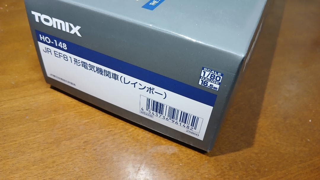 トミックス　HO-148　EF81 95 レインボー　部品未取付　おそらく未走行
