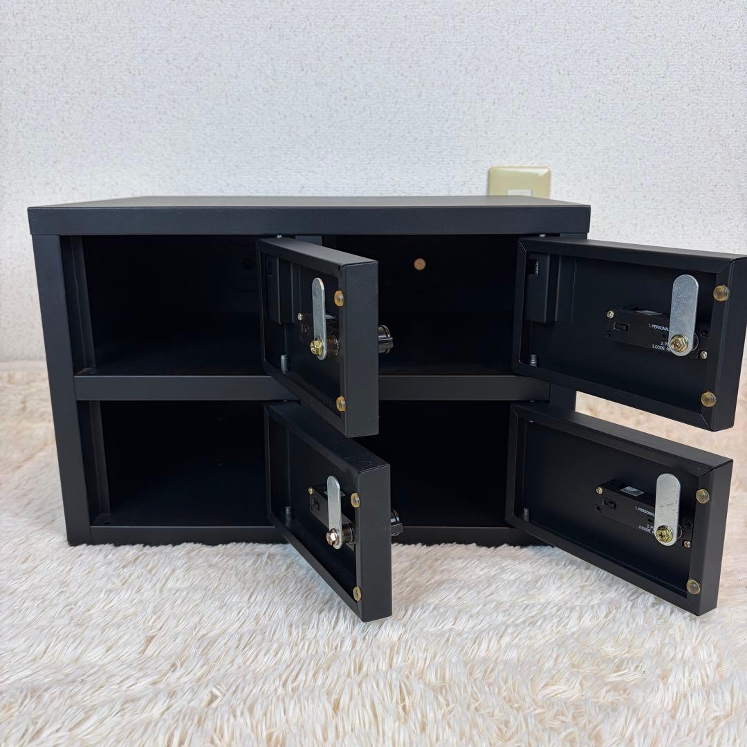 送料無料 貴重品ロッカー2個セット ダイヤル式 鍵付き