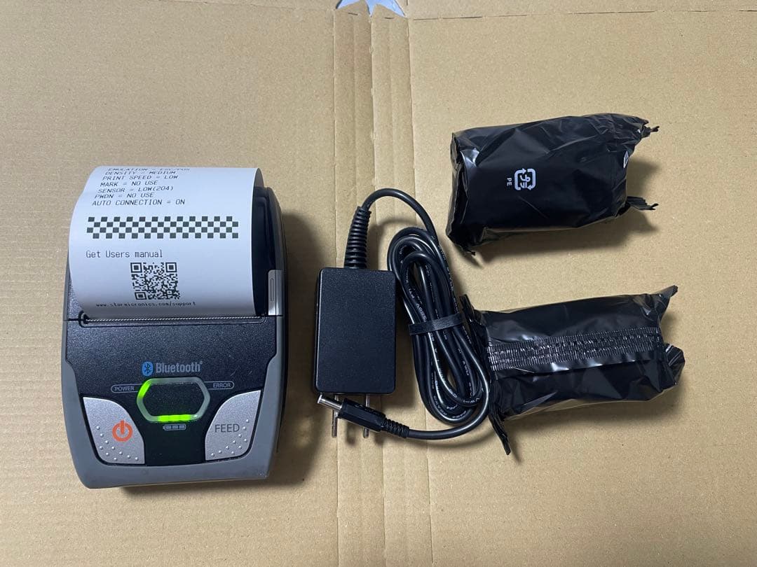 SM-S210i suqare エアレジにて動作確認済み 新品ロール2個付き