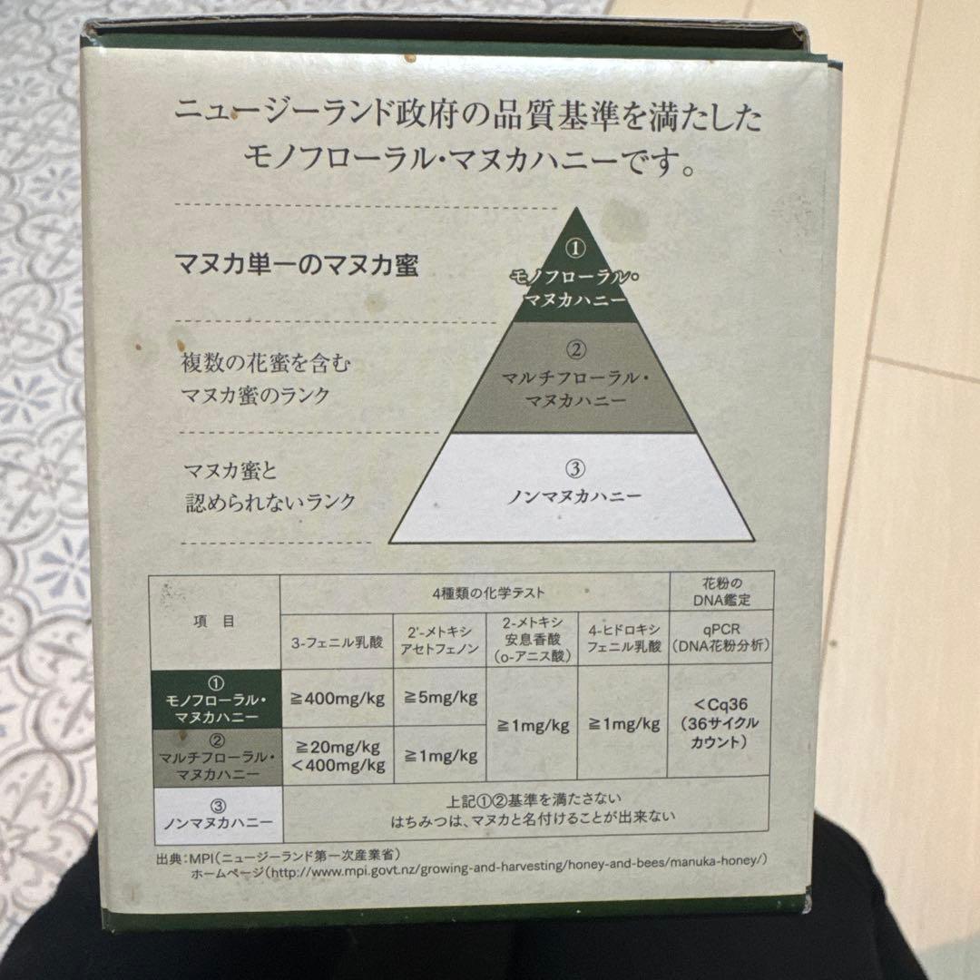 杉養蜂園　プロポリス入りマヌカ蜜500gとマヌカ蜜5g×12本　セット売り