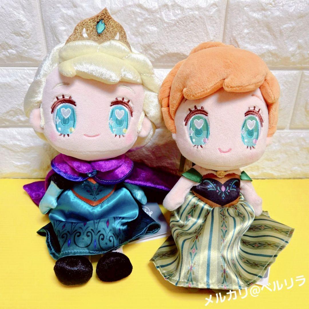ディズニーストア アナ雪 アナ エルサ ぬいぐるみ TINY FROZEN