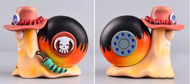 ONE PIECE ワンピース　でんでん虫　電伝虫　ポートガス・D・エース