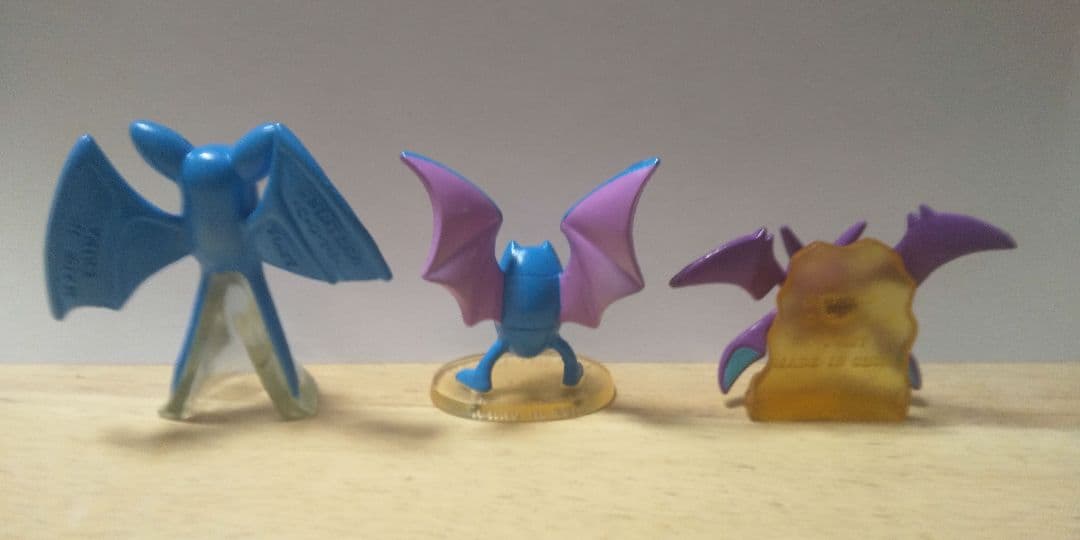 ポケモン モンコレ ズバット ゴルバット クロバット 進化 フィギュア