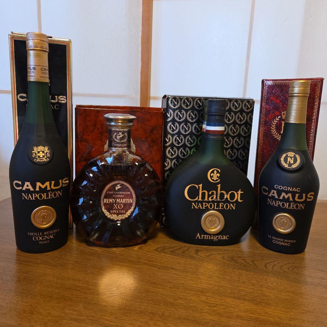 【古酒まとめ売り】Camus　Rémy Martin　Chabot　コニャック
