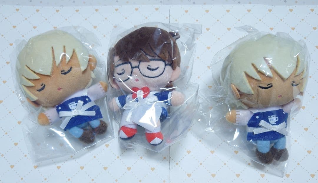 名探偵コナン　ボイスフィギュア　おすわりぬいぐるみ　ライ　スコッチ　他　纏め売り