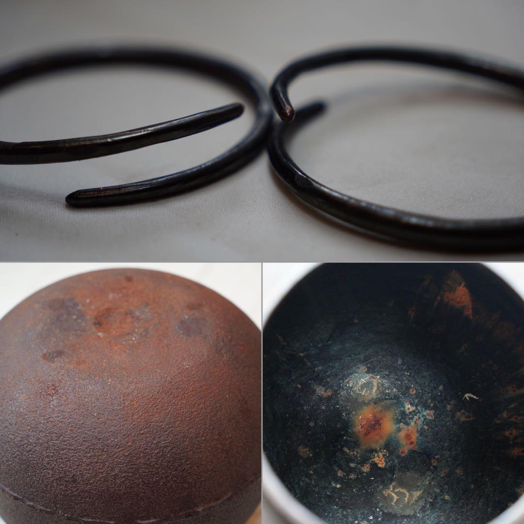 【茶釜】鉄瓶　古物　骨董　茶道具　南部鉄器