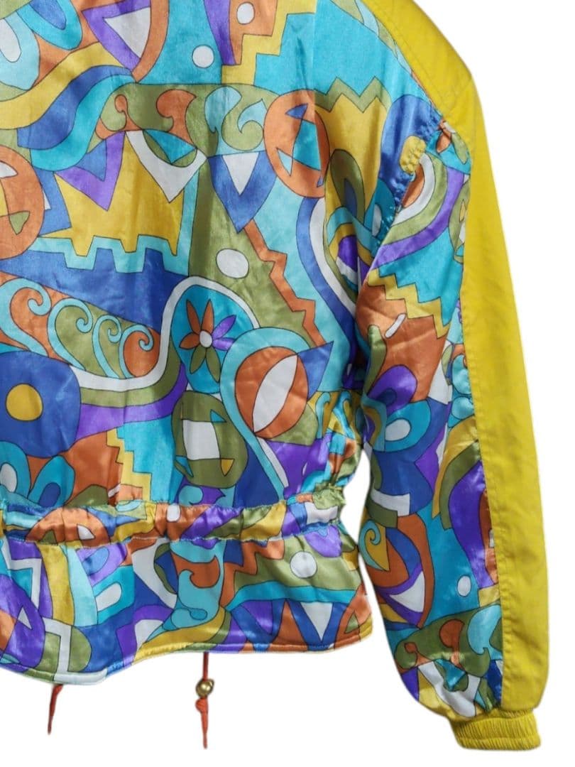 新品 デッドストック レトロなカラフルスキージャケット ヴィンテージスキーウェア