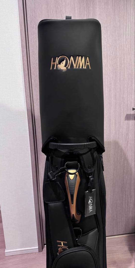 ホンマ ゴルフ ロイヤルスター カート キャディバッグ ブラック×ゴールド