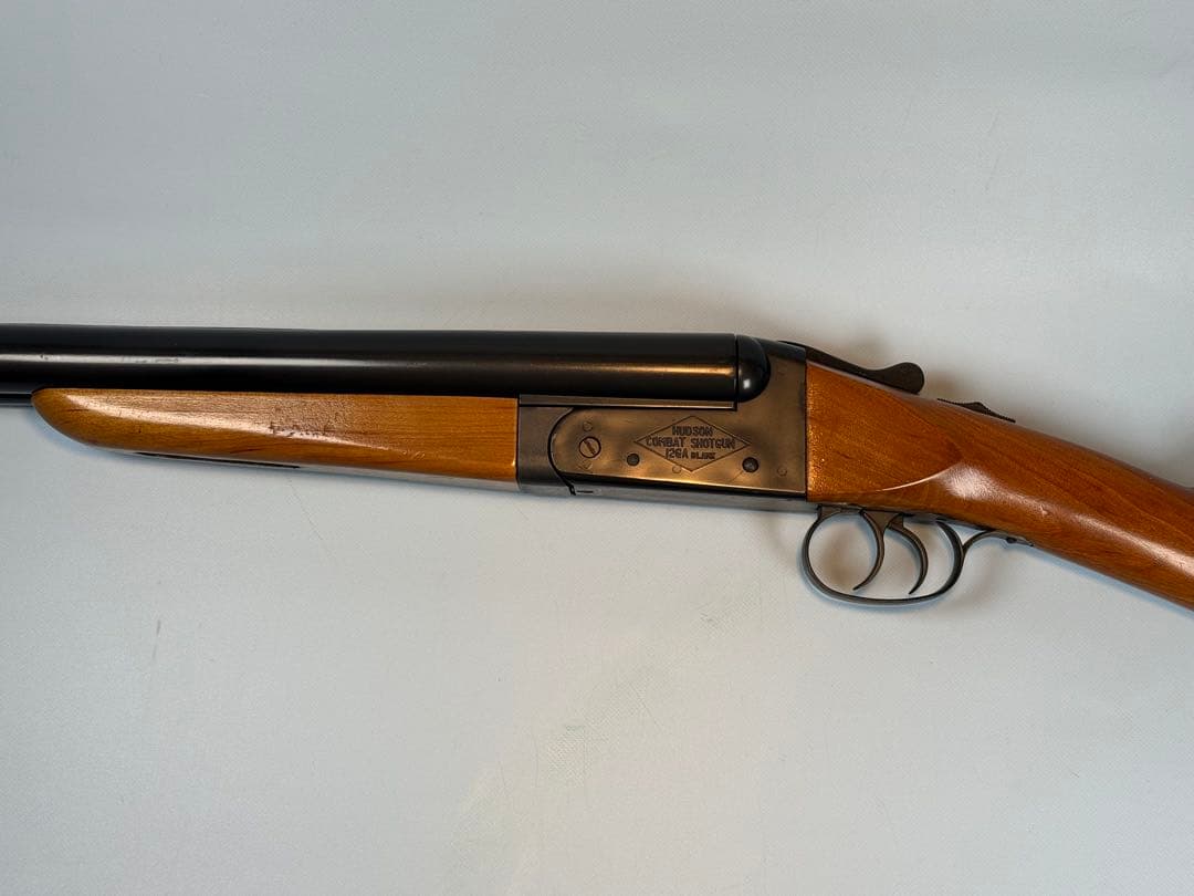 ハドソン製水平二連ダブルバレルショットガン 木製ストック