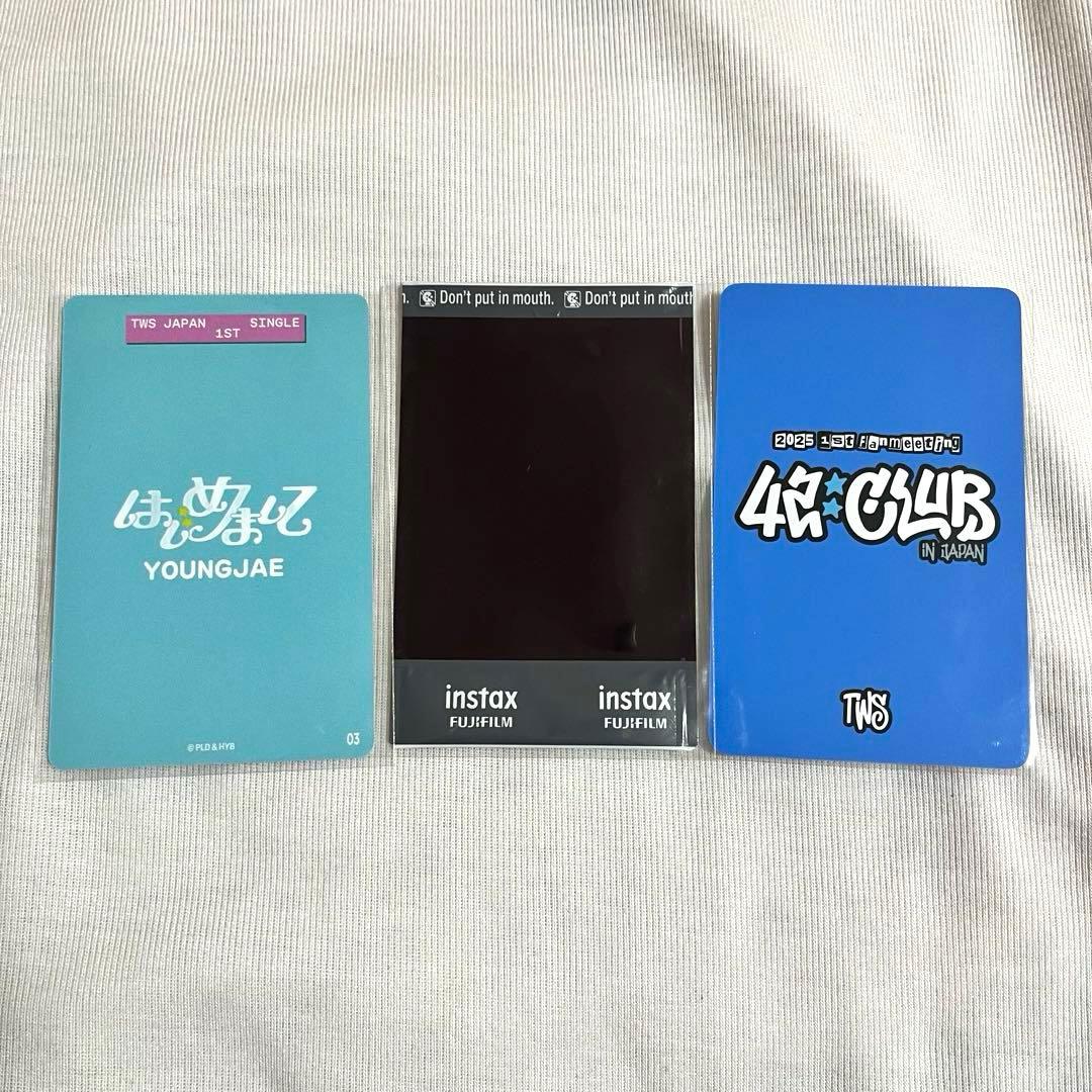TWS ヨンジェ サイン入りインスタントフォト トレカ