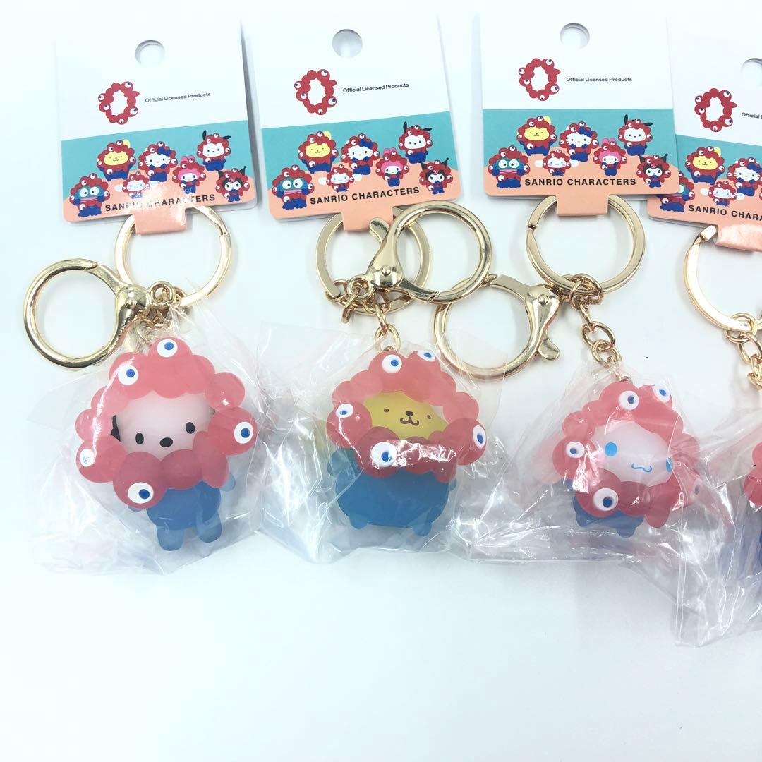 全7種 コンプリート クリア サンリオ ミャクミャク なりきり立体キーホルダー