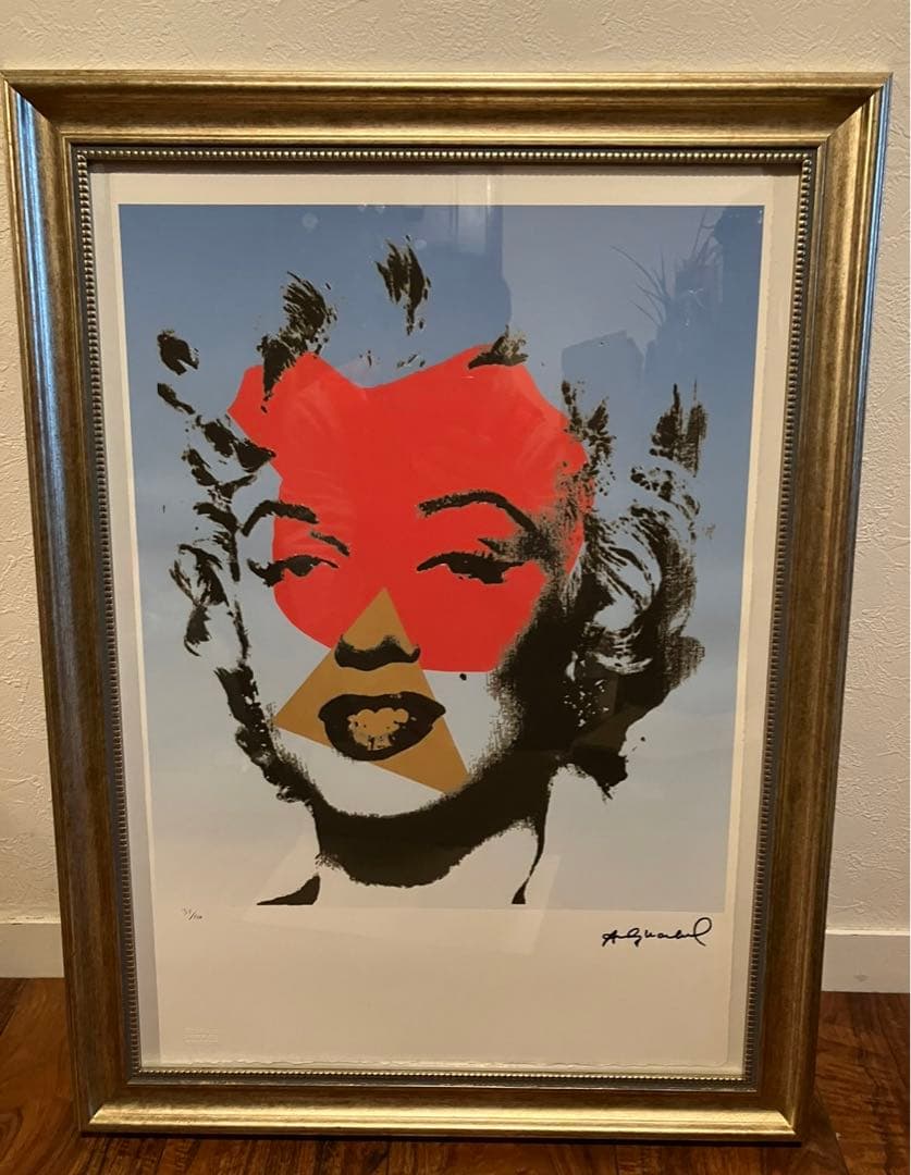 アンディウォーホル マリリンモンロー リトグラフ ＣＯＡ認定書付き