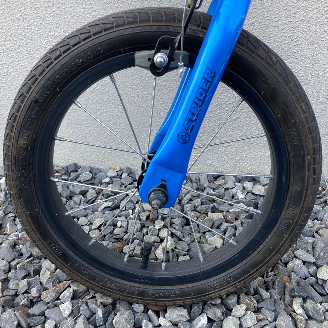 STRIDER SPORT 14x 青 ブルー 自転車 スタンドあり