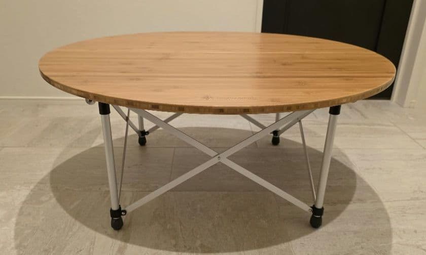 【ほぼ新品】　【限定品】　スノーピーク ローテーブルラウンド竹　LV-242