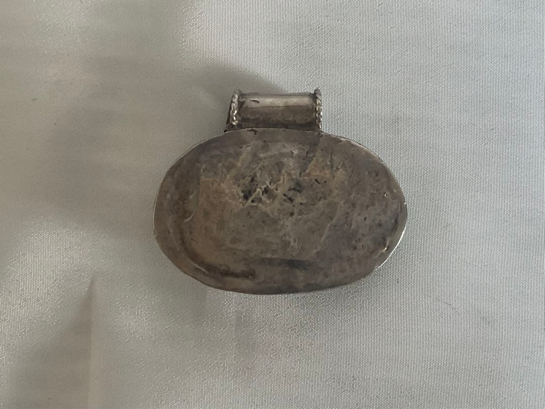 古い中央アジアSV伝統工芸「象嵌細工ペンダントヘッド」