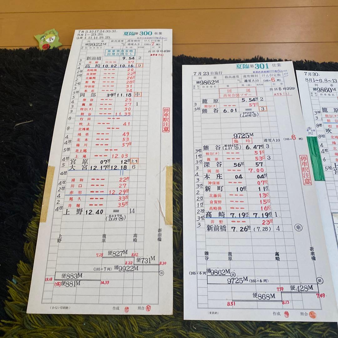 鉄道　スタフ　籠原区　夏臨