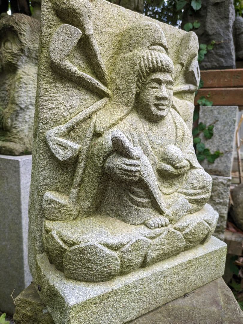 石仏、ゴルフ観音、倉田辰彦作