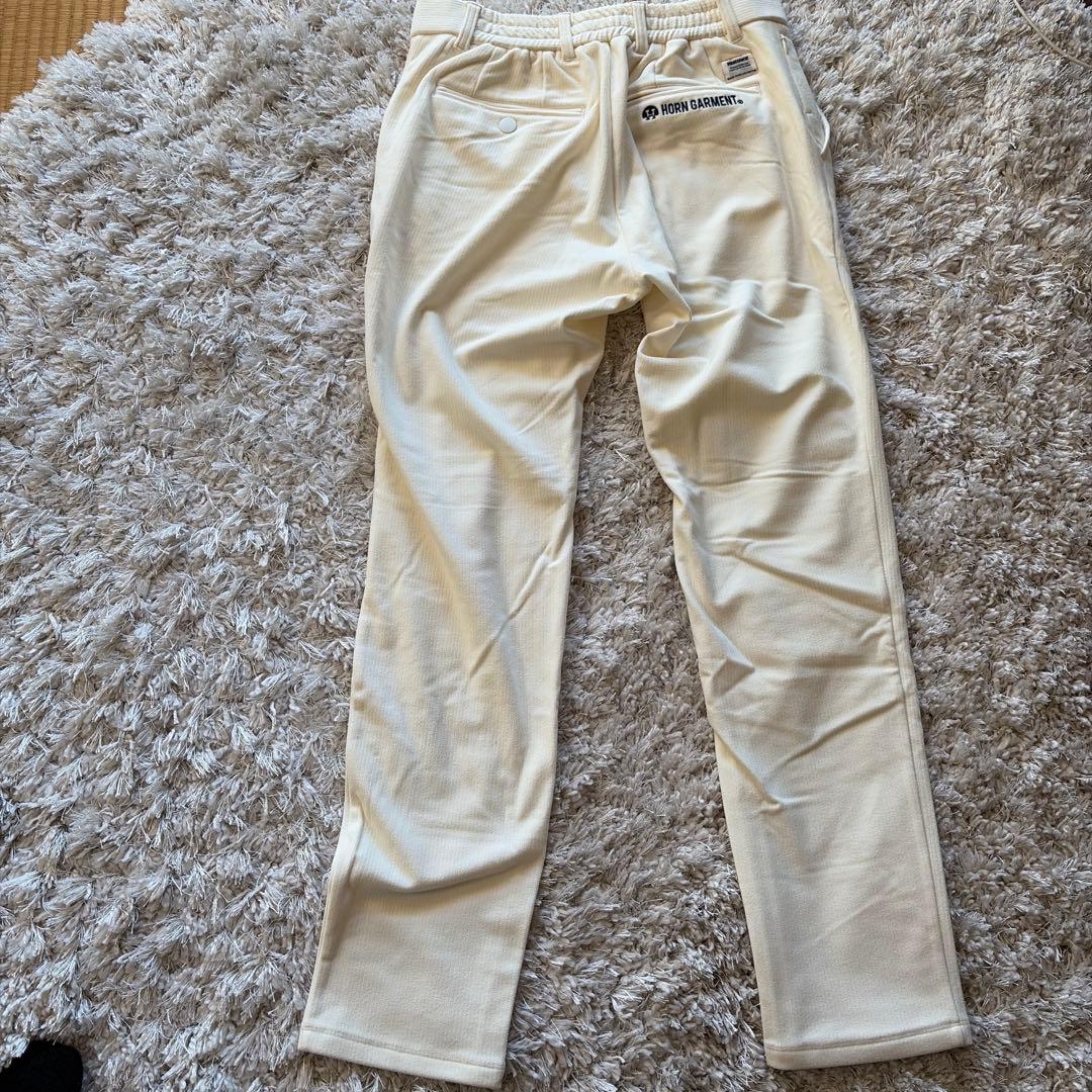 HORN GARMENT ゴルフパンツ オフホワイト 冬用Size50