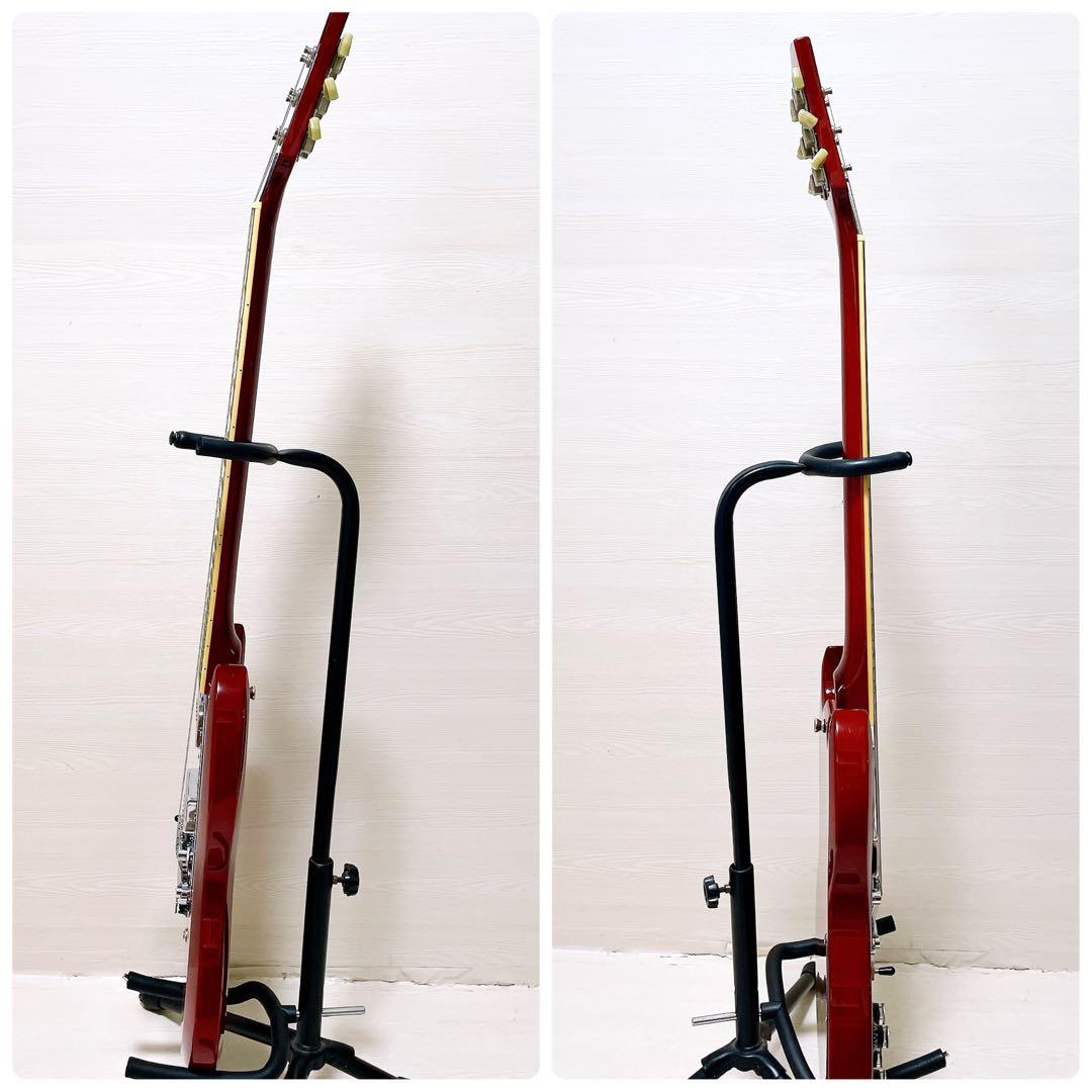 美品 BLITZ SG ブリッツ レフトハンド レフティ エレキギター レッド