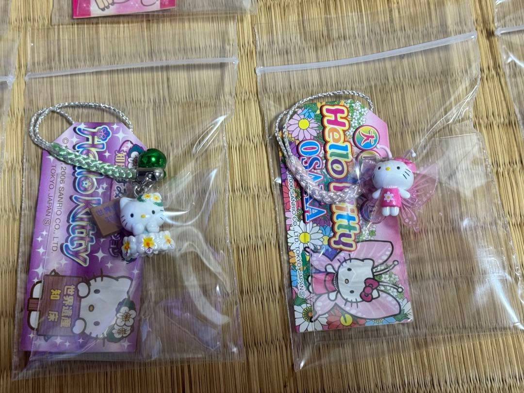 レア☆ハローキティ ご当地根付け　ストラップ 15個セット