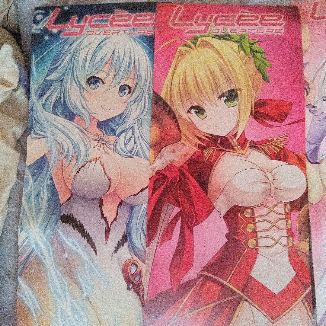 レア　Fate/Grand Order　Ｂ2半裁絵柄巨大 7枚セット