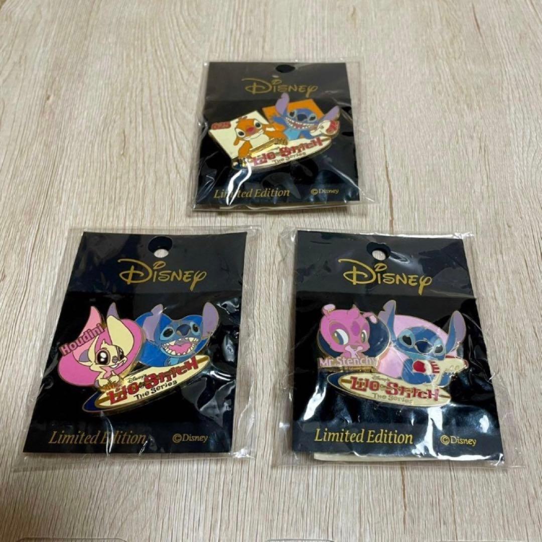 ディズニー リロ＆スティッチ 限定ピンバッジ 3つセット