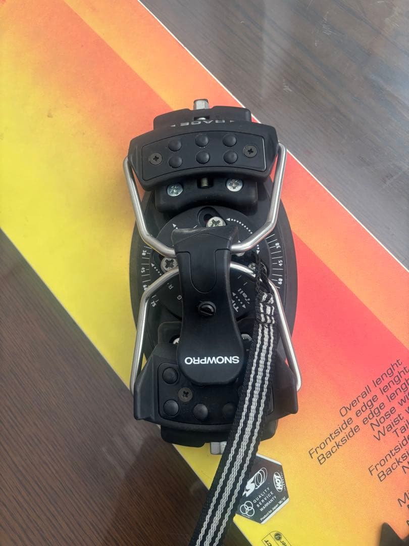 HOT LOGICAL アルペン スノーボード ビンディング、リーシュコード付き