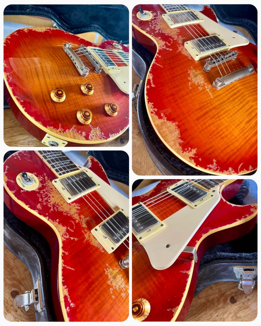 ハードエイジド ギブソンレスポールスタンダードレプリカ/ フレイムメイプルトップ