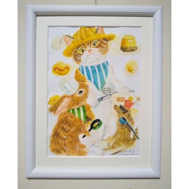 わぁー、ごっちょうだ、いただきまぁーしゆ。