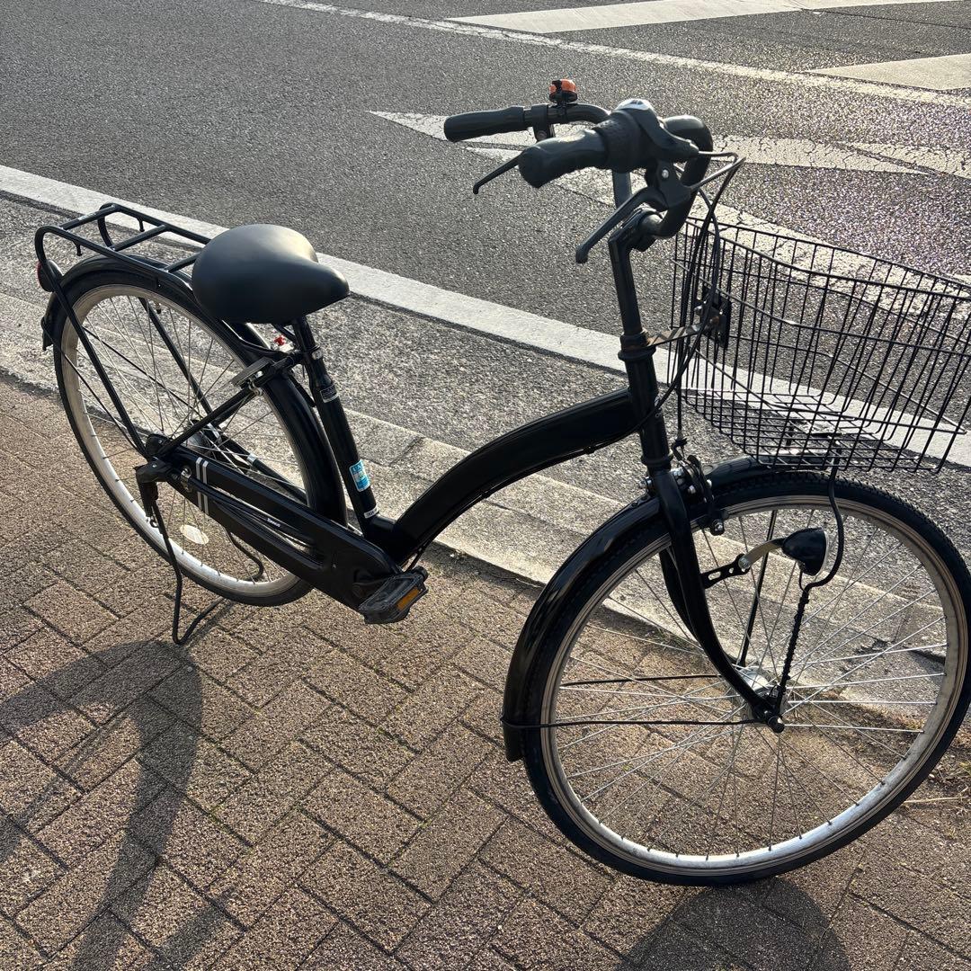 【直接の引き渡しのみ】27インチ　ブラックママチャリ