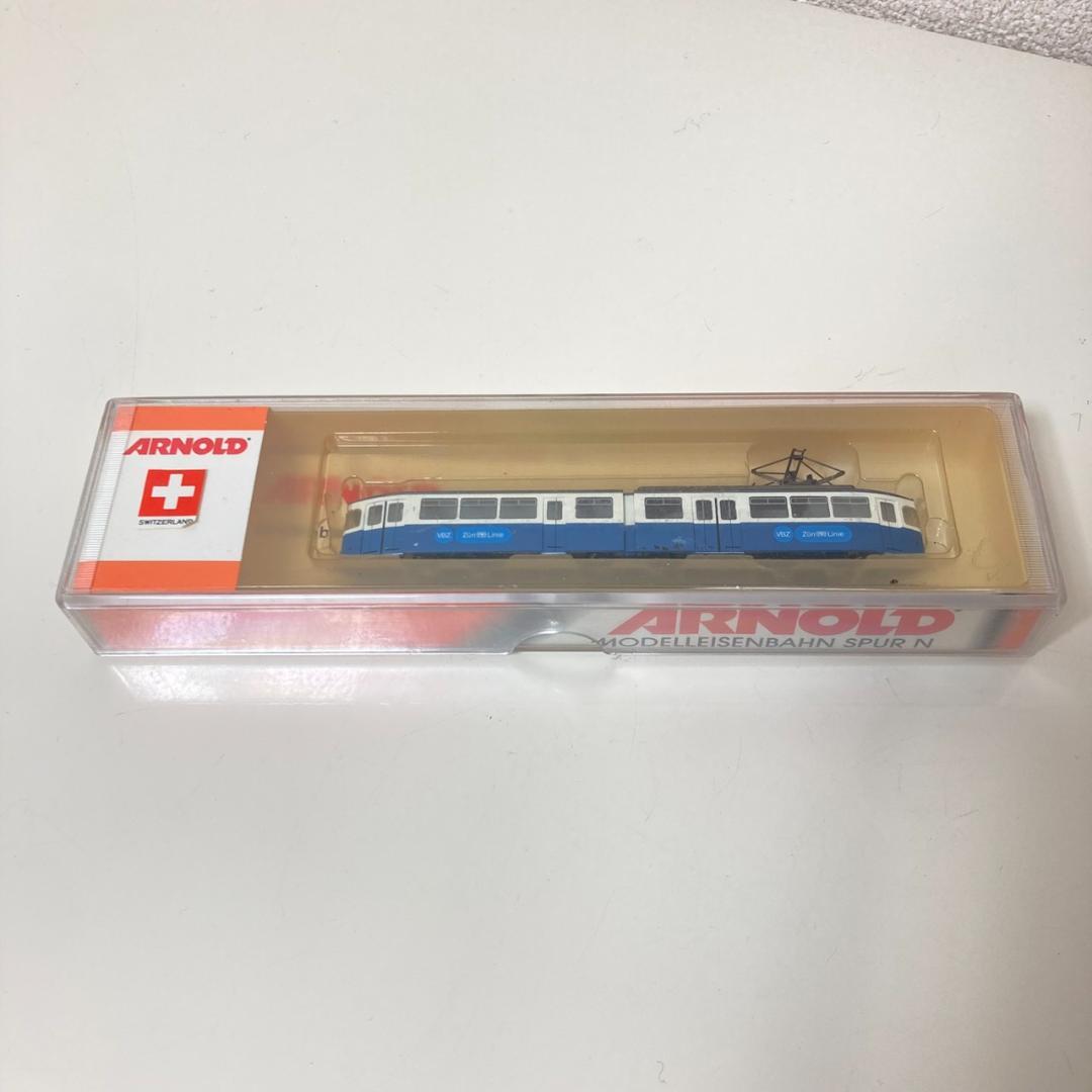 ▼ARNOLD　鉄道模型　Nゲージ　チューリッヒ市交通局　路面電車　アーノルド