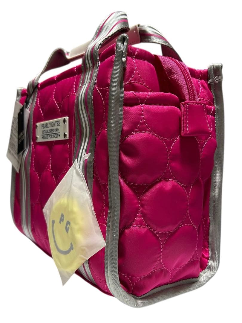新品 未使用 パーリーゲイツ カートバッグ LoveGOLFシリーズ ピンク