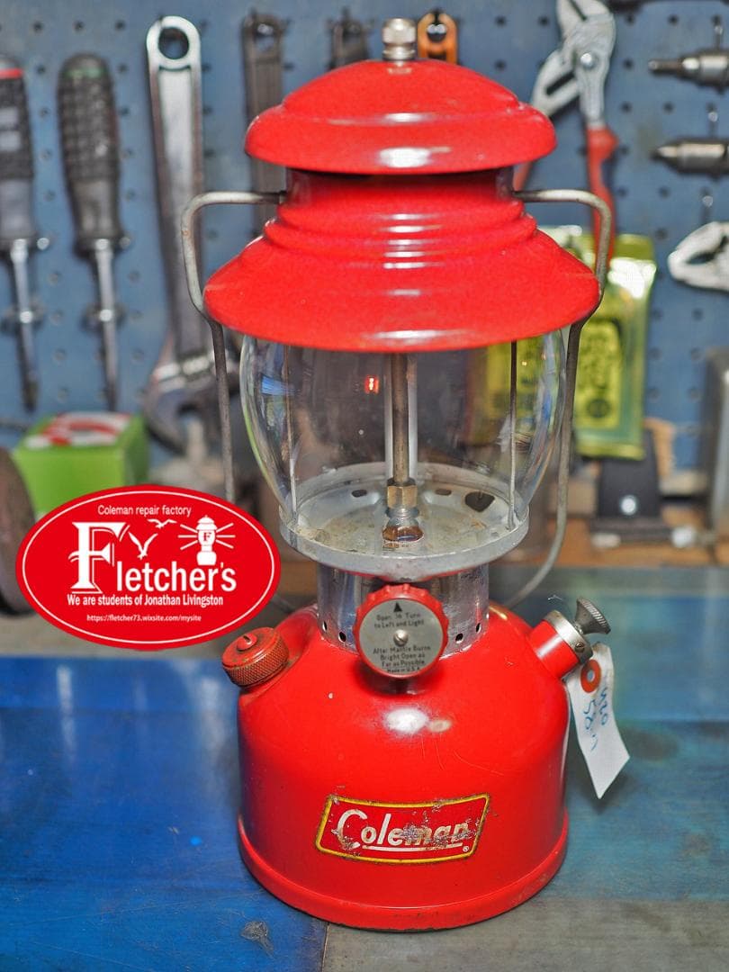 燃焼絶好調1958年7月 コールマン 200A ランタン（イエローボーダーu20