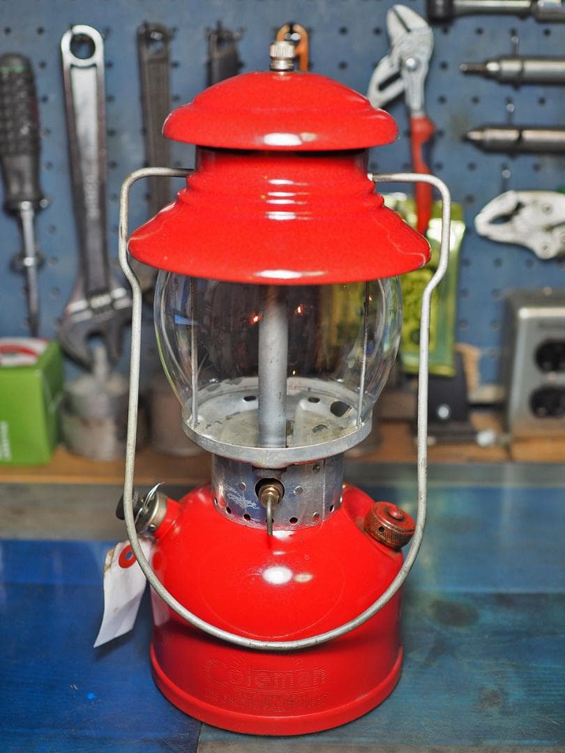 燃焼絶好調1958年7月 コールマン 200A ランタン（イエローボーダーu20