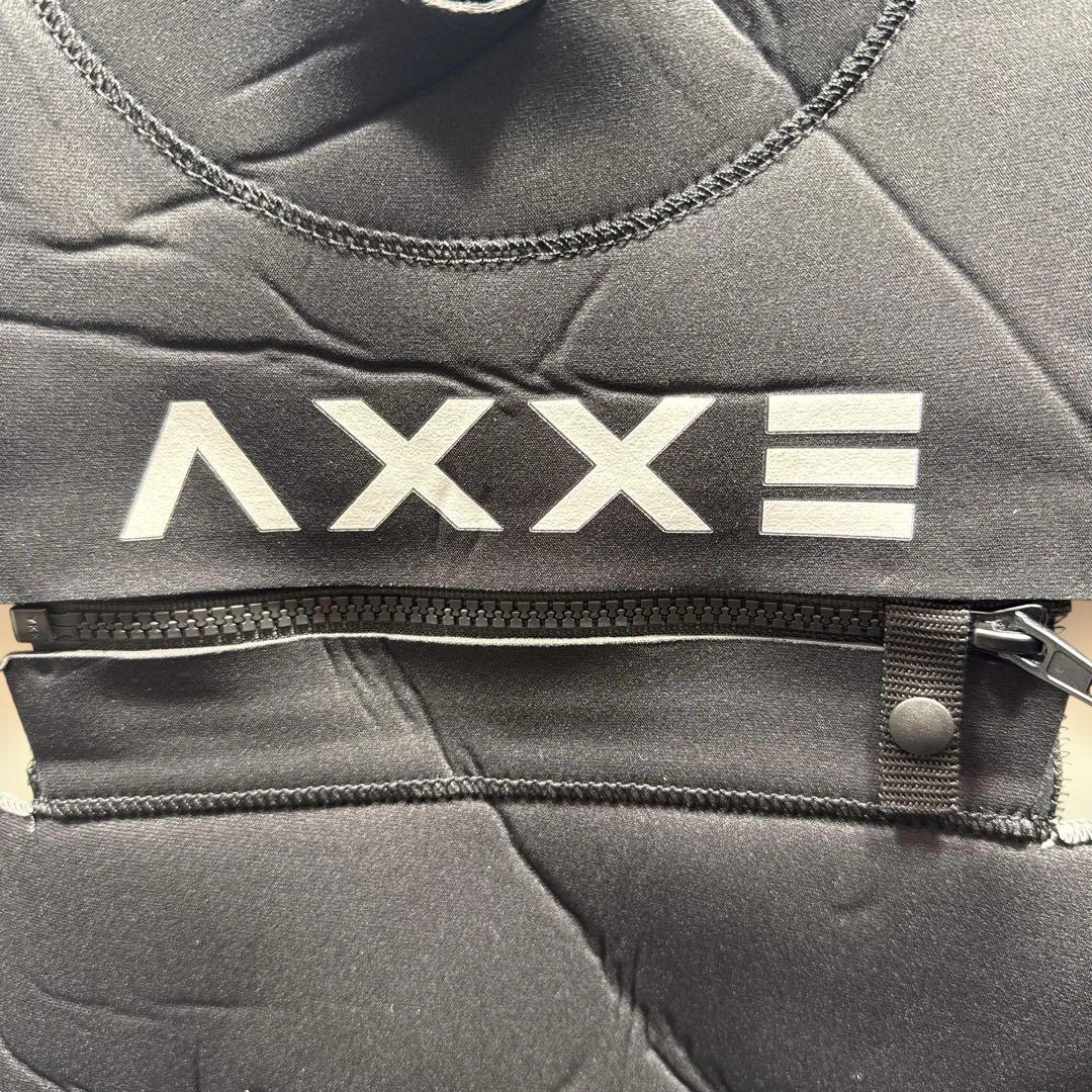 AXXE フルスーツ ブラック/ホワイト　オーダースーツ　n18