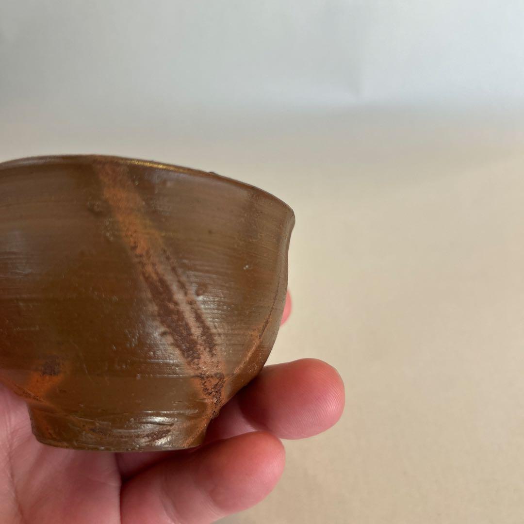 J*n様 『値引き』【貴重】人間国宝　藤原啓 ぐい吞　 火縄 (２)