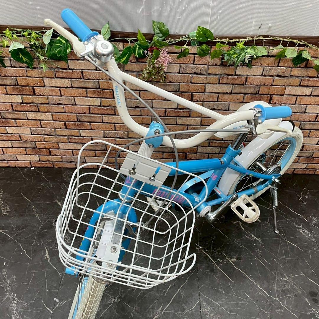 【85】子供用自転車 子供車 DUALLY GIRL! 水色 16インチ
