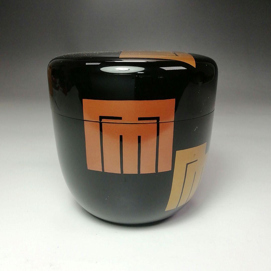 Ｓ４９４　棗　『源氏棗』『塗師　多田桂寛作』　共箱　茶道具