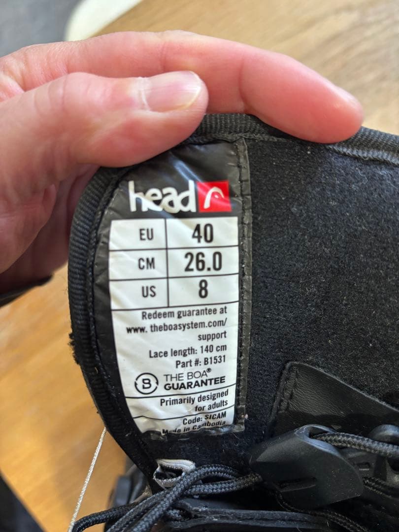 スノーボードブーツ　headヘッド　26cm
