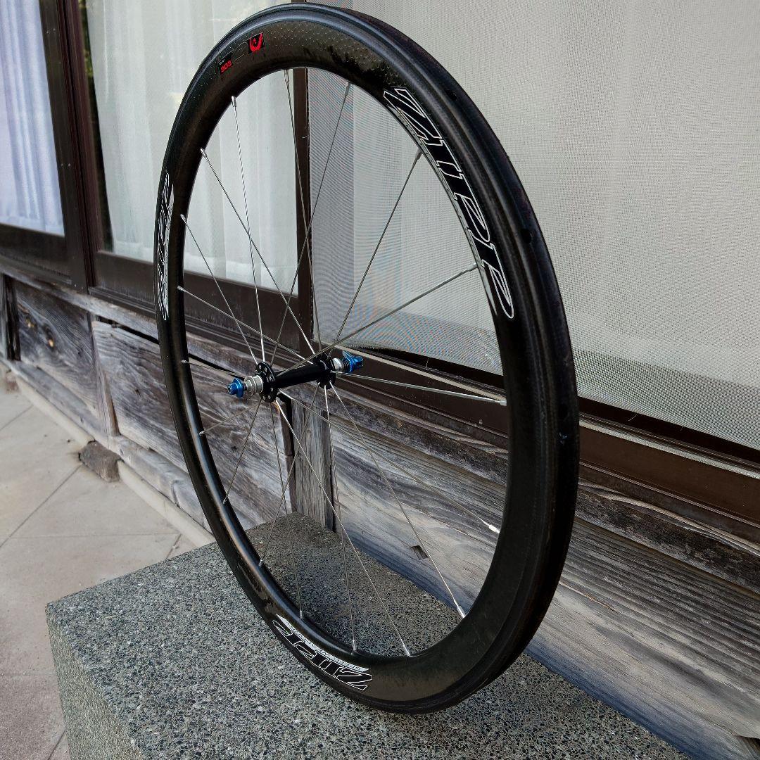 チューブラーカーボンホイール（ZIPP 303 Firecrest）・前輪のみ