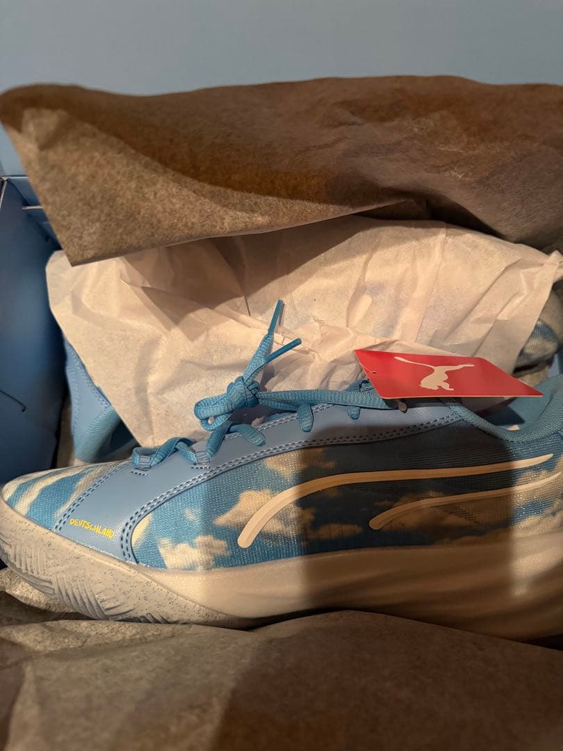 Puma Nitro DENNISSCHRODER 青/雲模様 シューズ