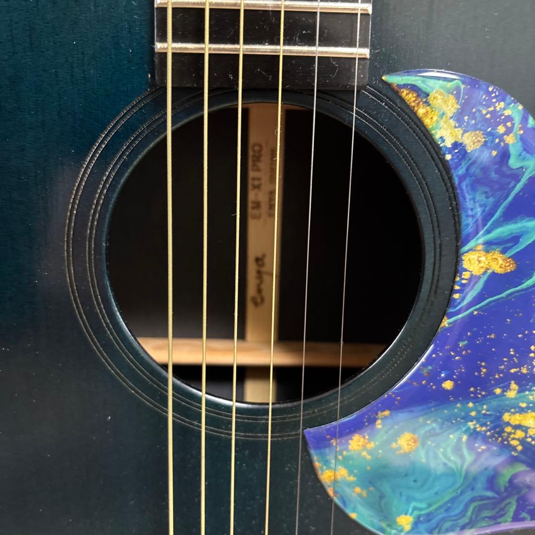 ENYA EM-X1 PRO トランスアコースティックギター　ソフトケース付き
