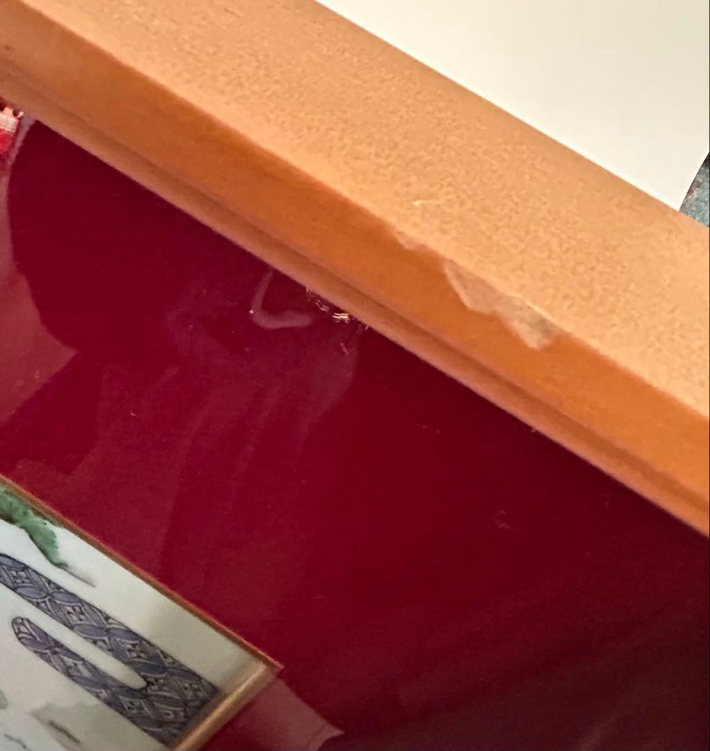 三川内焼 手描き　伝統工芸士　文恵作　唐子　陶板 陶額